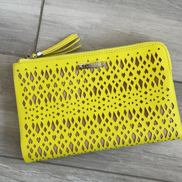 Brand New Stella & Dot Double Clutch in Citrine Yellow - Picture 2 of 8